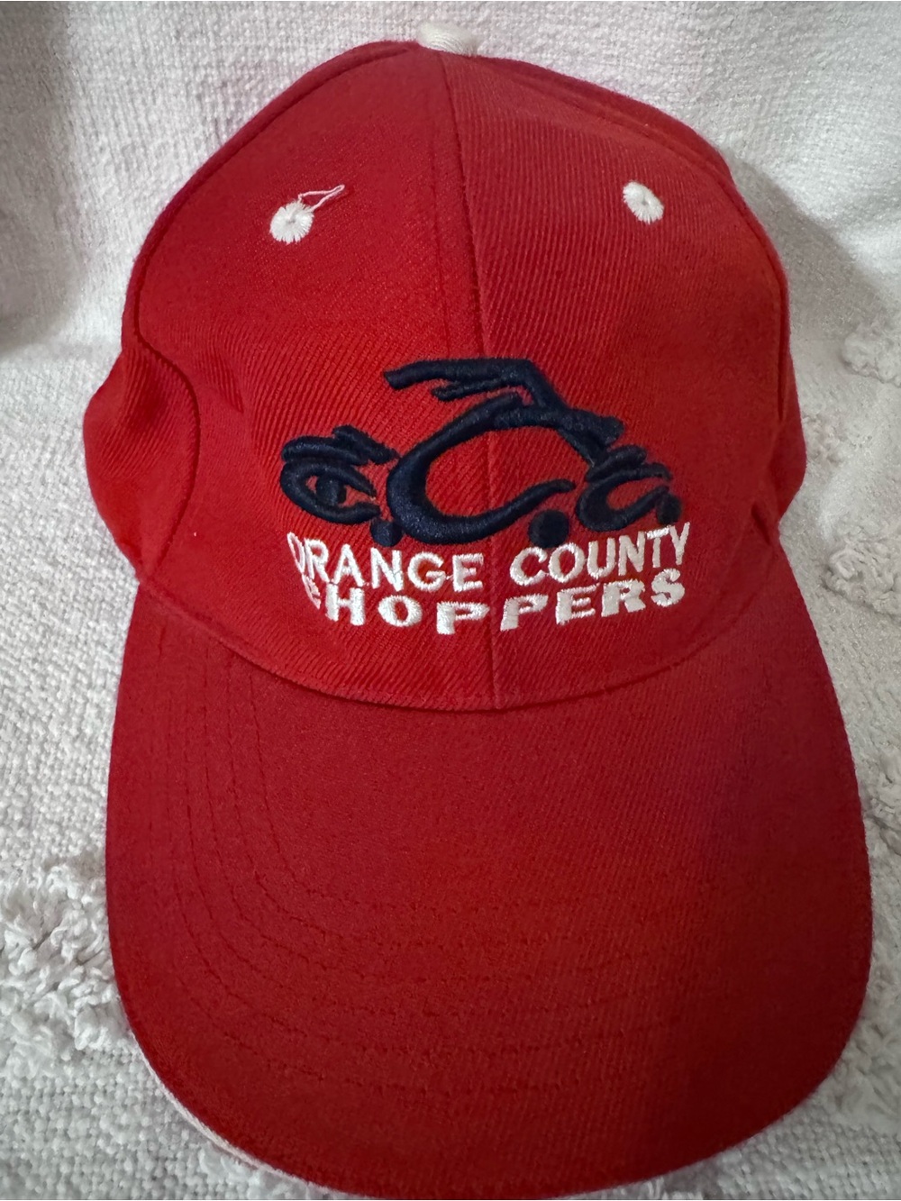 Orange County Choppers Motorcycle Red Hat Adjustable Size